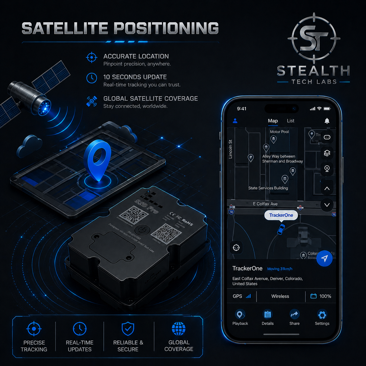 MAGNETIC GPS TRACKER