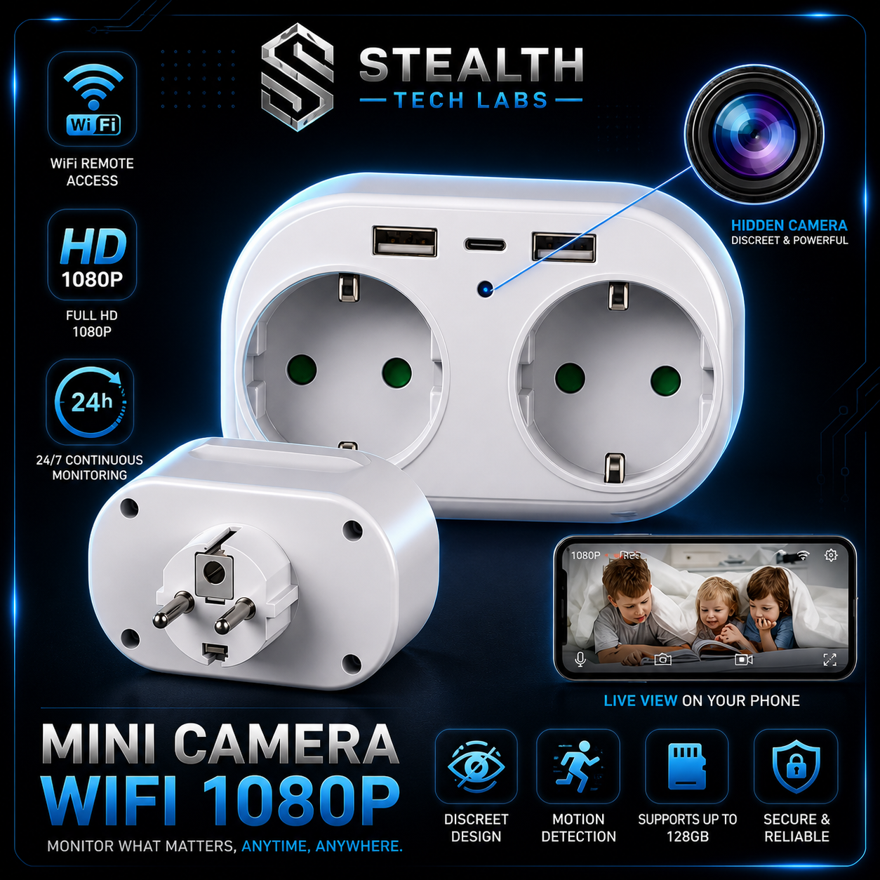 HIDDEN SOCKET CAMERA