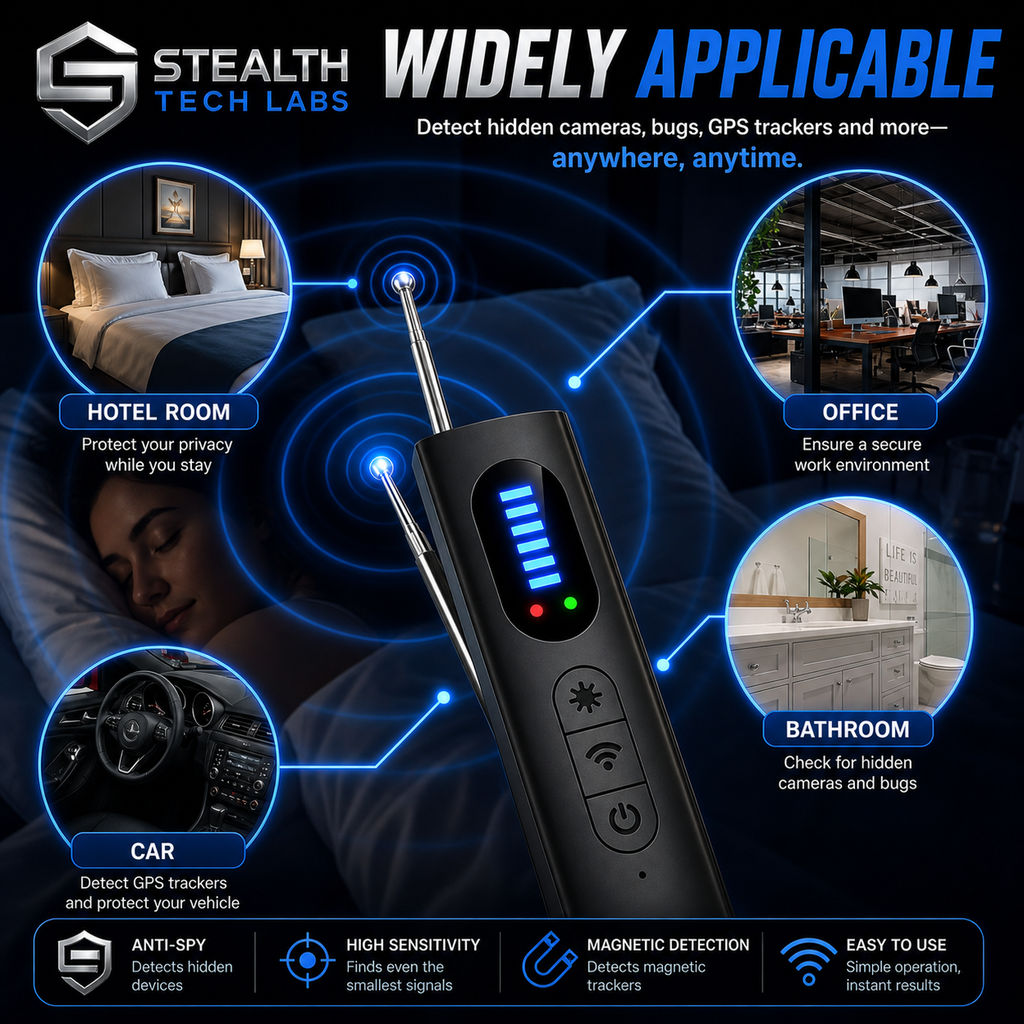 360° RF WIRELESS SIGNAL DETECTOR
